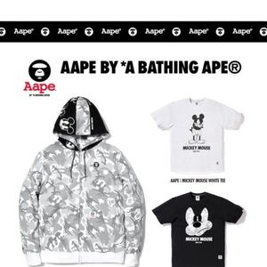 Bape Aape Mickey Mouse Hoodie 